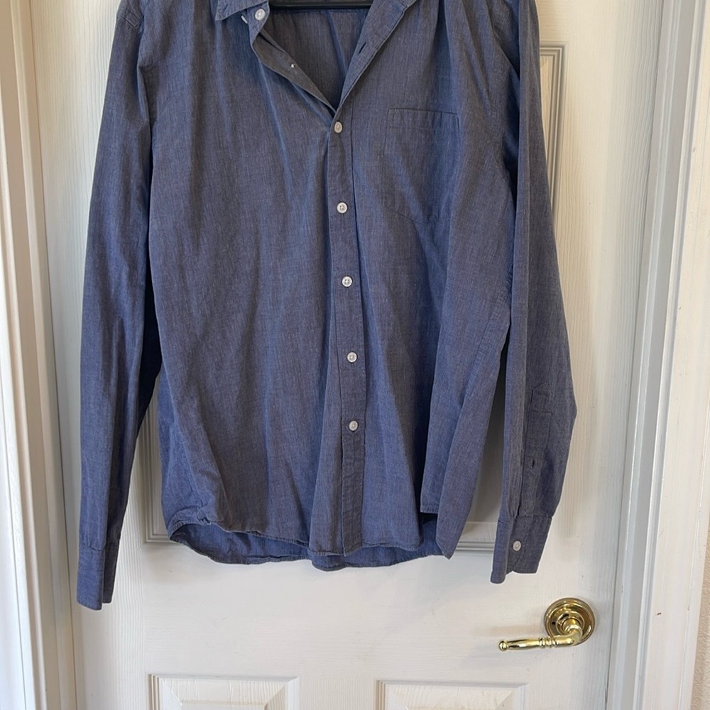 J. Crew Chambray Button-Up Shirt